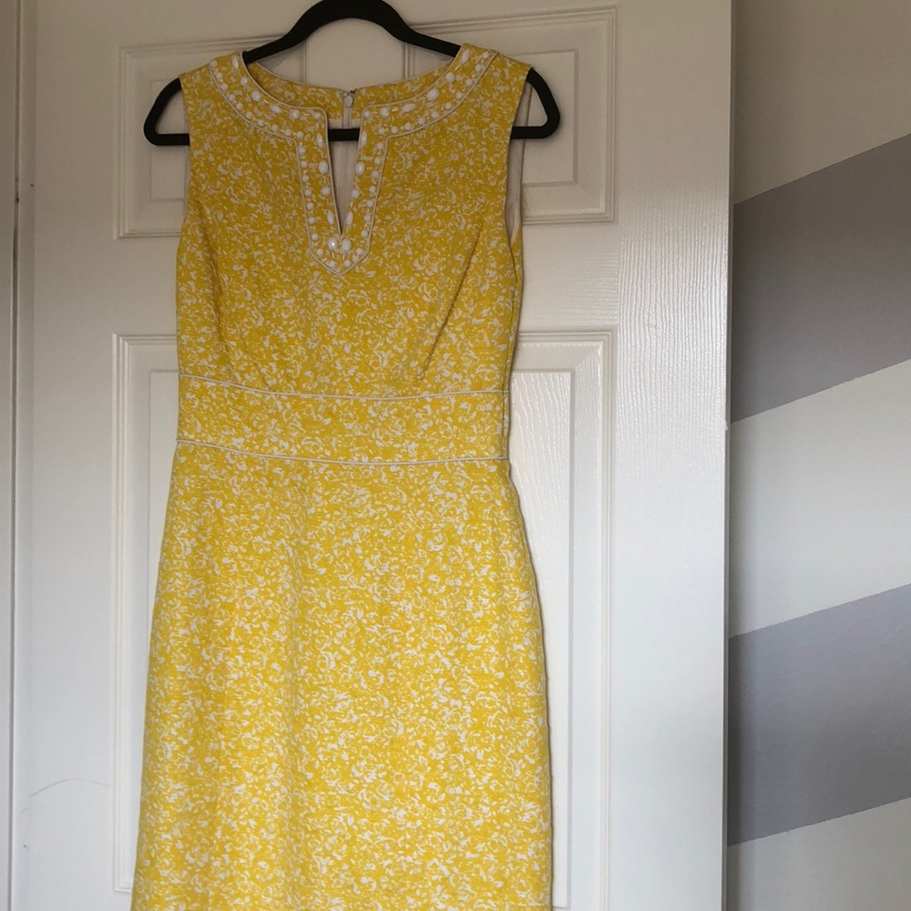 Tahari a. Levine yellow dress